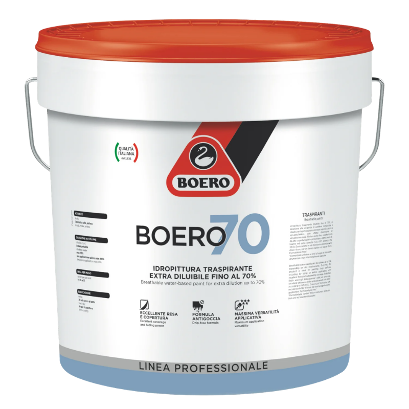 Boero 70 | Idropittura Traspirante Extra Diluibile