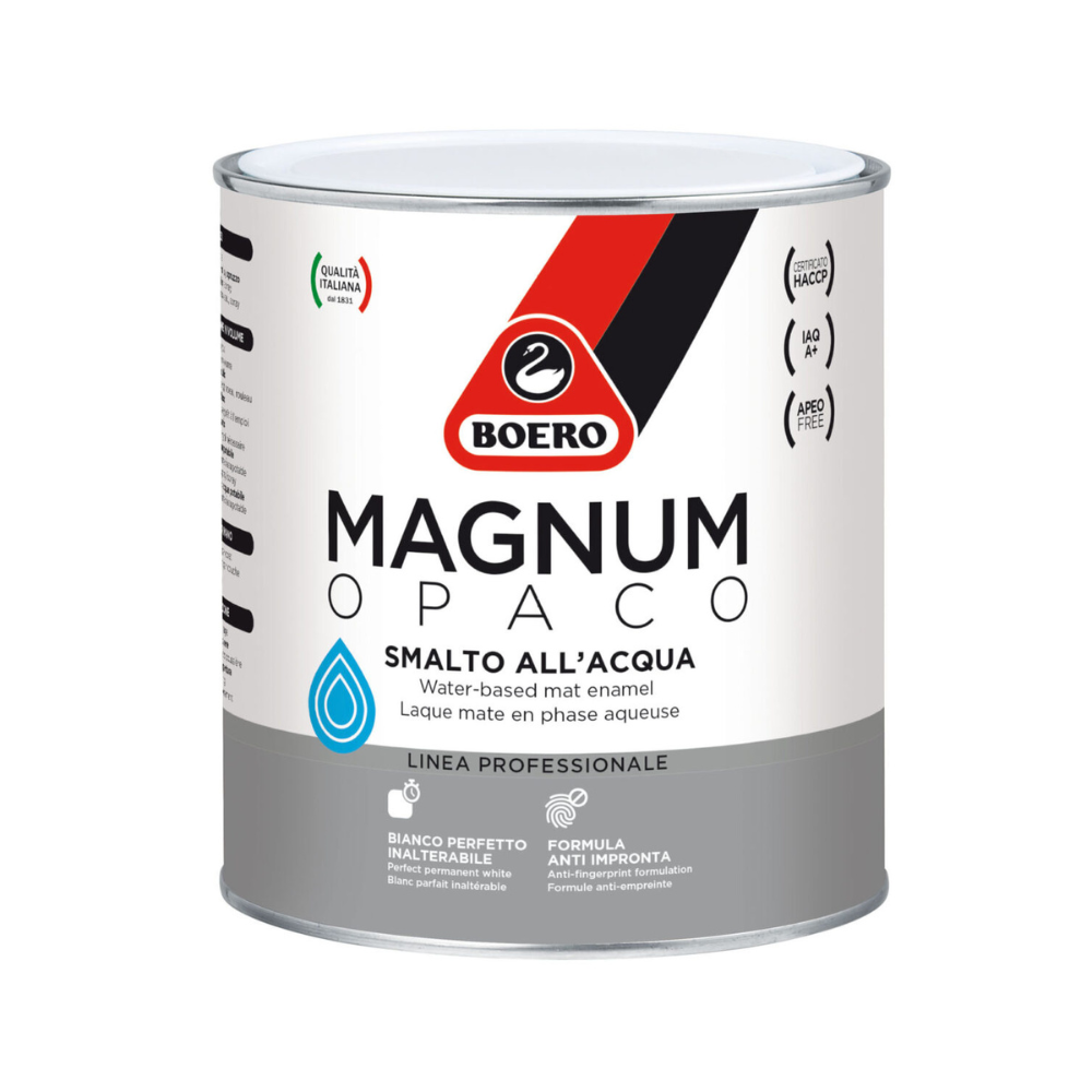 Magnum BOERO | Smalto all'acqua Extra Bianco