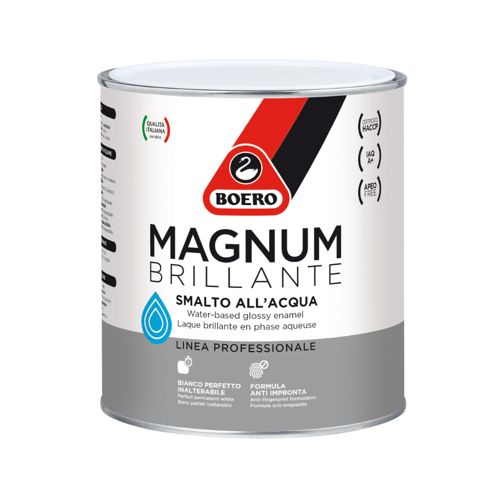 Magnum BOERO | Smalto all'acqua Extra Bianco
